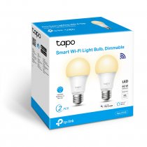 Tapo Dimmable Smart Light Bulb, E27, 2 pack