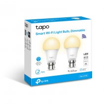 Tapo Dimmable Smart Light Bulb, B22, 2 pack